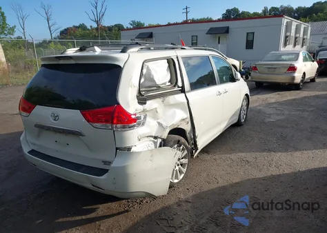 2011 Toyota Sienna Limited from USA, damaged, VIN 5TDDK3DC0BS016054